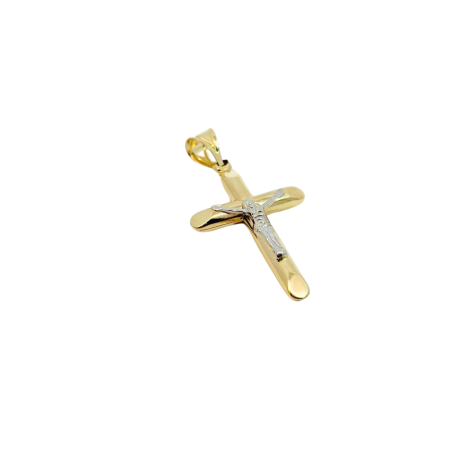 Kenzari Jewellery 14k Gold Cross Pendant - 2.58 Grams