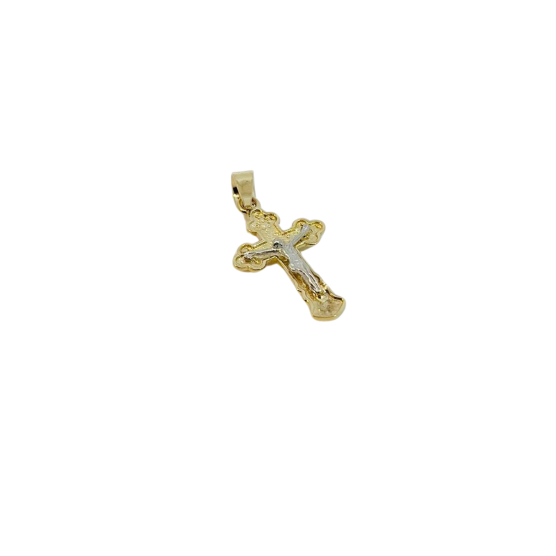 Kenzari Jewellery 14k Gold Cross Pendant - 1.12 Grams Kenzari Jewellery 14k Gold Cross Pendant - 1.12 Grams