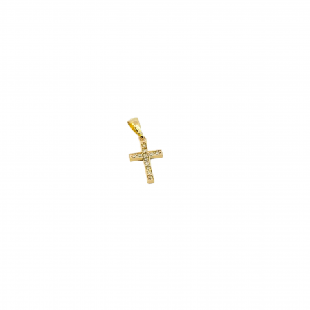Kenzari Jewellery 14k Gold Cross Pendant - 0.51 Grams