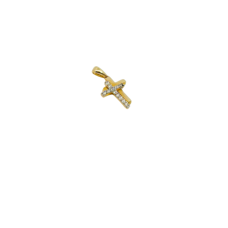 Kenzari Jewellery 14k Gold Cross Pendant - 1.46 Grams Kenzari Jewellery 14k Gold Cross Pendant - 1.46 Grams