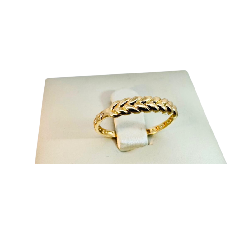 Kenzari Jewellery 14k Gold Ring for Women - 1.39 Grams