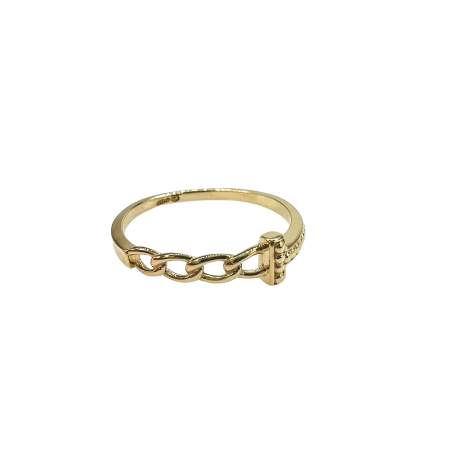 Kenzari Jewellery 14k Gold Ring for Women - 1.34 Grams