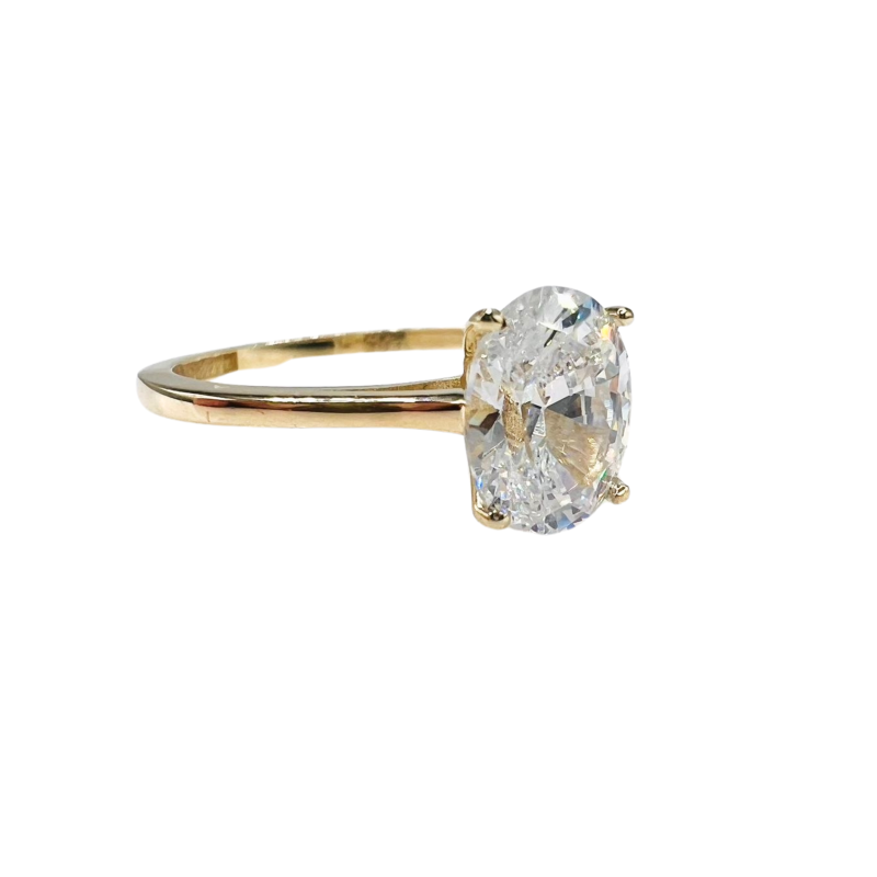 Kenzari Jewellery 14k Gold Ring for Women - 1.86 Grams