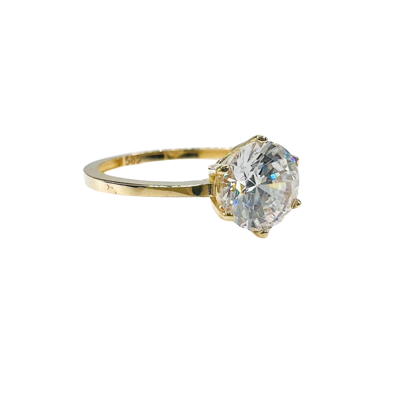 Kenzari Jewellery 14k Gold Ring for Women - 1.65 Grams