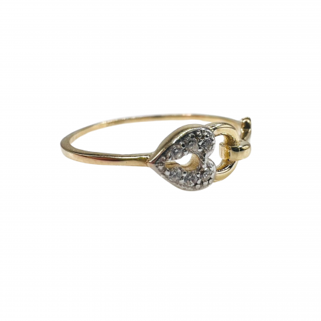 Kenzari Jewellery 14k Gold Ring for Women - 1.05 Grams