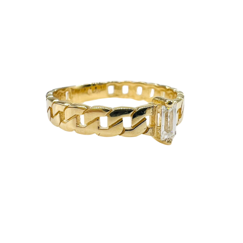 Kenzari Jewellery 14k Gold Ring for Women - 1.81 Grams