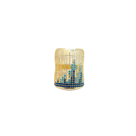 Kenzari Jewellery 14k Gold Ring for Women - 4.09 Grams