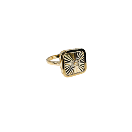 Kenzari Jewellery 14k Gold Ring for Women - 2.19 Grams