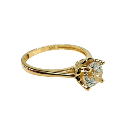Kenzari Jewellery 14k Gold Ring for Women - 1.81 Grams