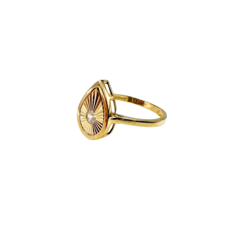 Kenzari Jewellery 14k Gold Ring for Women - 1.72 Grams