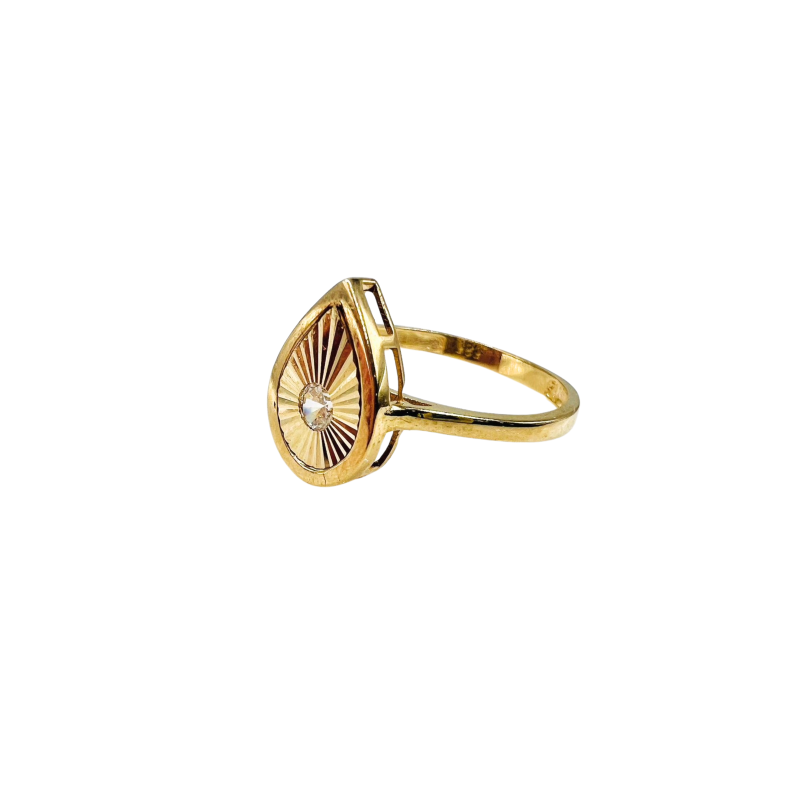 Kenzari Jewellery 14k Gold Ring for Women - 1.72 Grams