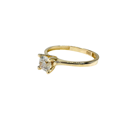 Kenzari Jewellery 14k Gold Ring for Women - 1.49 Grams