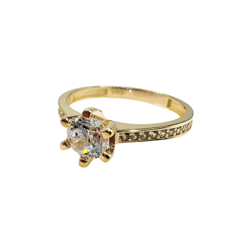 Kenzari Jewellery 14k Gold Ring for Women - 1.88 Grams