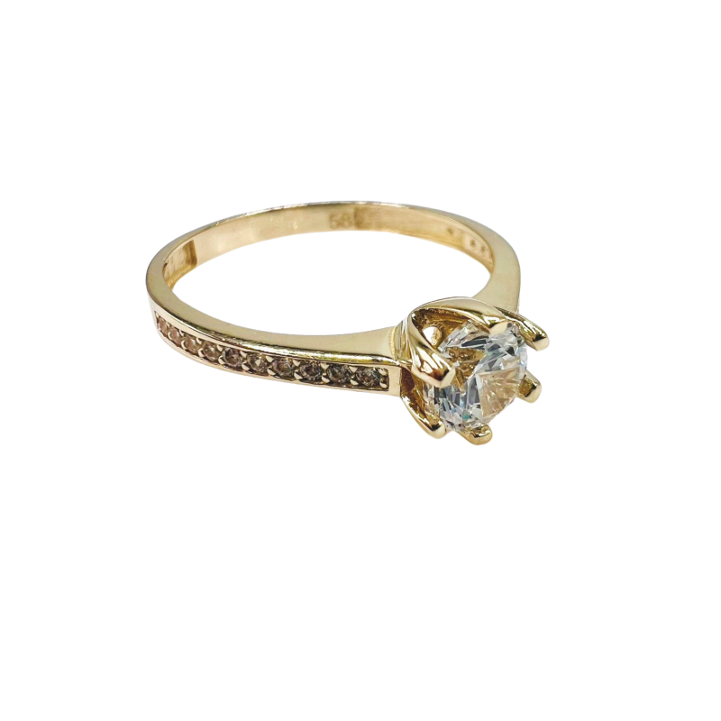 Kenzari Jewellery 14k Gold Ring for Women - 1.71 Grams Kenzari Jewellery 14k Gold Ring for Women - 1.71 Grams