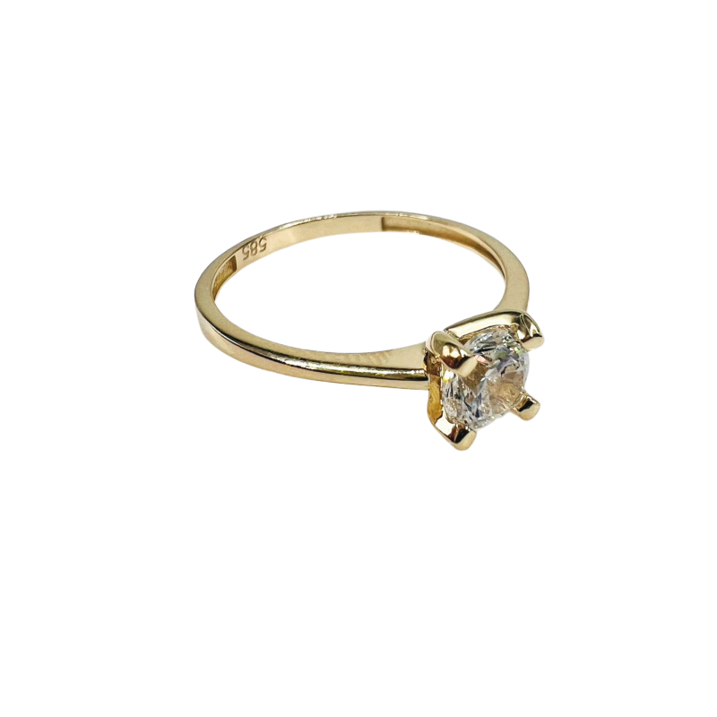 Kenzari Jewellery 14k Gold Ring for Women - 1.42 Grams