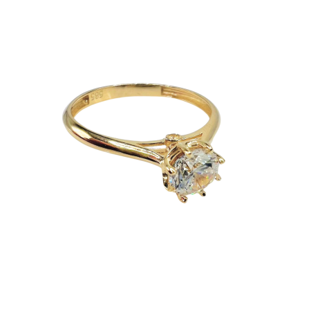 Kenzari Jewellery 14k Gold Ring for Women - 1.52 Grams Kenzari Jewellery 14k Gold Ring for Women - 1.52 Grams