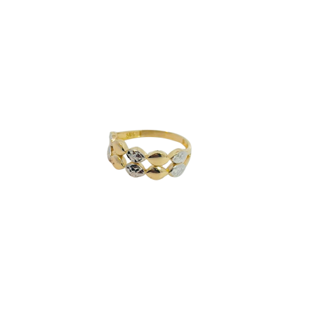 Kenzari Jewellery 14k Gold Ring for Women - 3.01 Grams