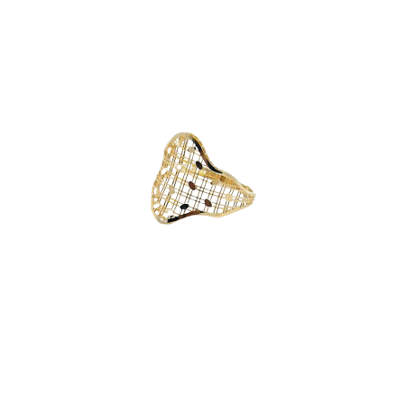 Kenzari Jewellery 14k Gold Ring for Women - 1.36 Grams