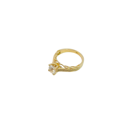 Kenzari Jewellery 14k Gold Ring for Women - 3.58 Grams Kenzari Jewellery 14k Gold Ring for Women - 3.58 Grams