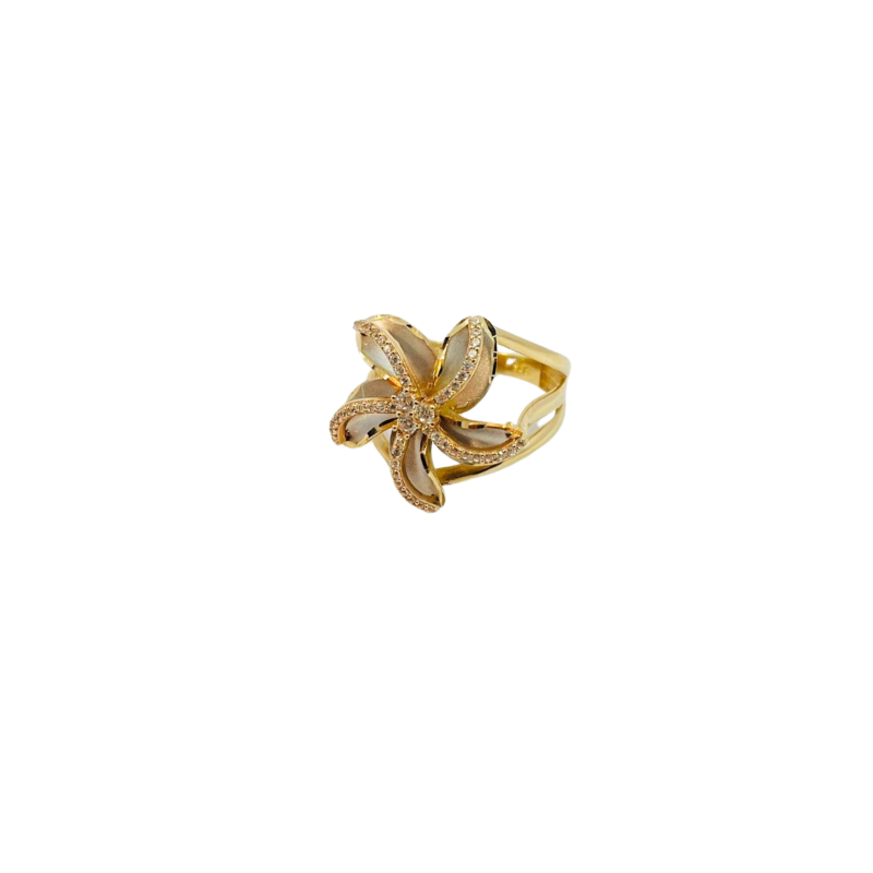Kenzari Jewellery 14k Gold Ring for Women - 4.96 Grams