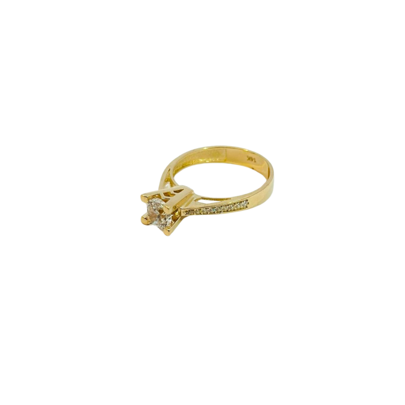 Kenzari Jewellery 14k Gold Ring for Women - 3.1 Grams