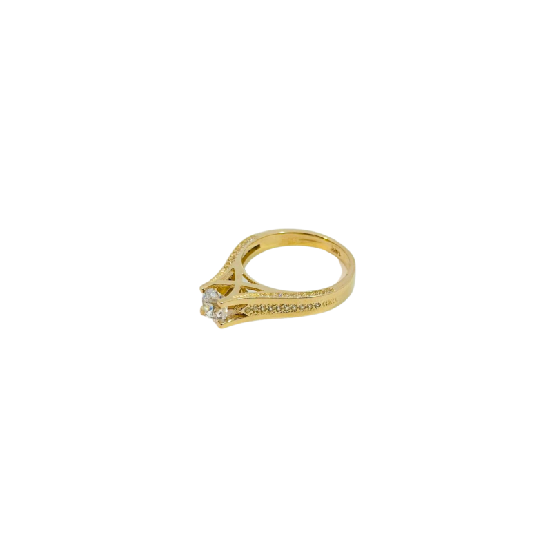 Kenzari Jewellery 14k Gold Ring for Women - 4.22 Grams
