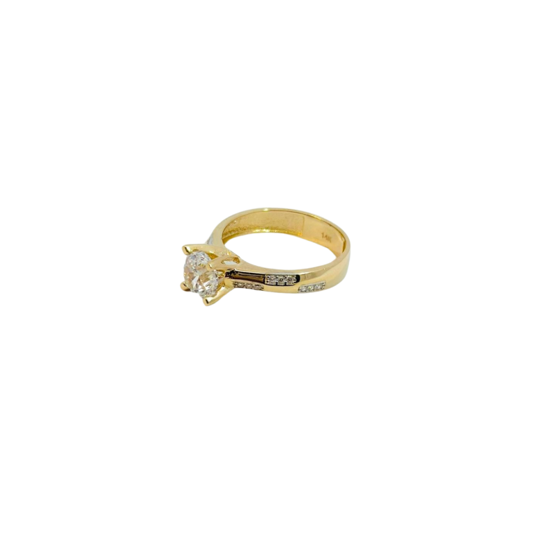 Kenzari Jewellery 14k Gold Ring for Women - 2.94 Grams
