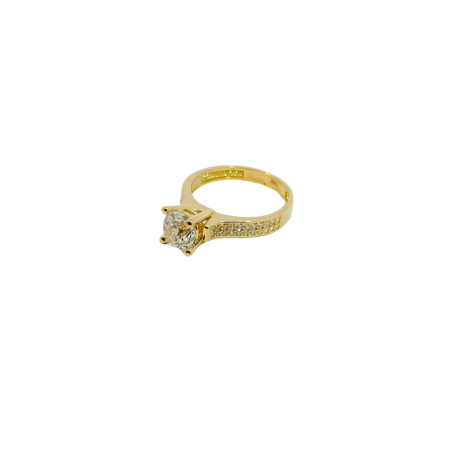 Kenzari Jewellery 14k Gold Ring for Women - 3.96 Grams