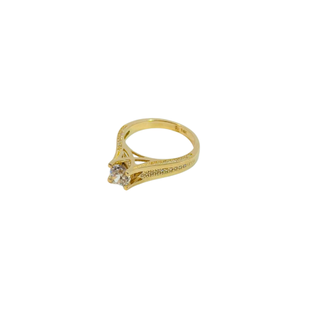 Kenzari Jewellery 14k Gold Ring for Women - 4.26 Grams