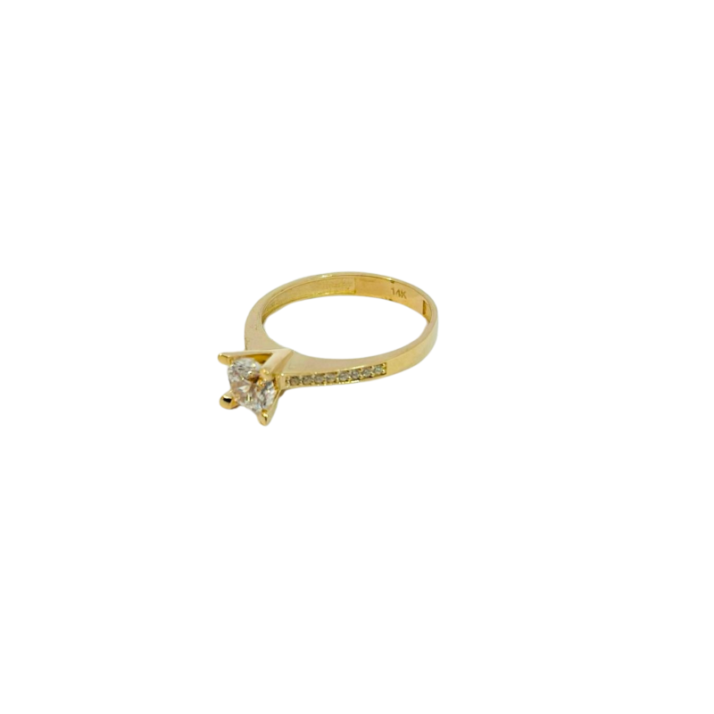 Kenzari Jewellery 14k Gold Ring for Women - 2.62 Grams