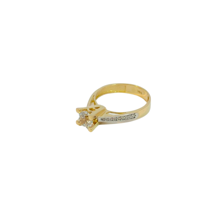 Kenzari Jewellery 14k Gold Ring for Women - 3.29 Grams