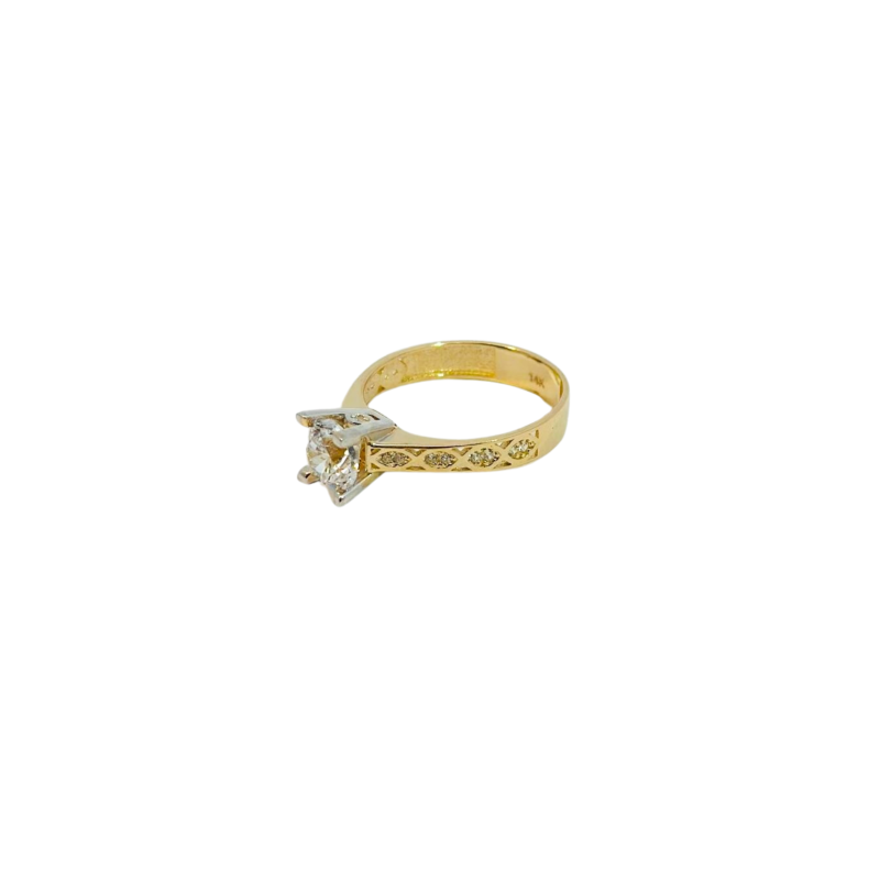 Kenzari Jewellery 14k Gold Ring for Women - 2.97 Grams Kenzari Jewellery 14k Gold Ring for Women - 2.97 Grams