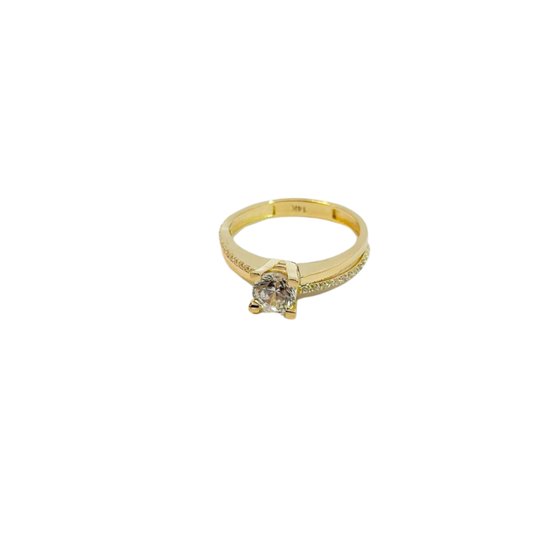 Kenzari Jewellery 14k Gold Ring for Women - 2.95 Grams