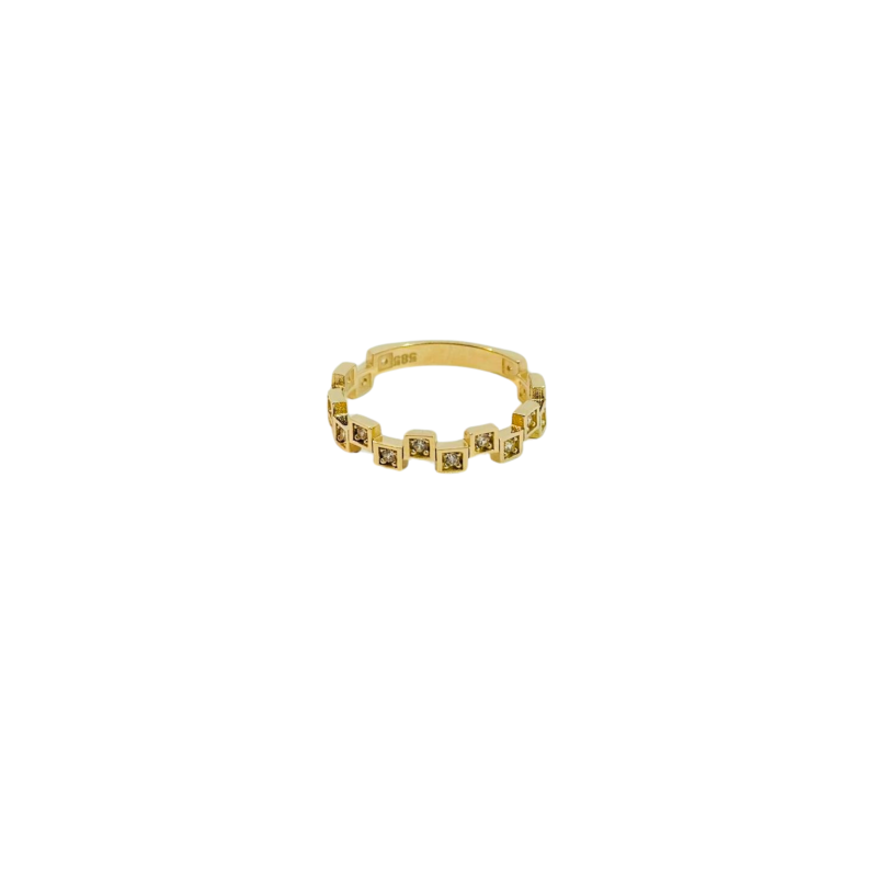 Kenzari Jewellery 14k Gold Ring for Women - 2.07 Grams