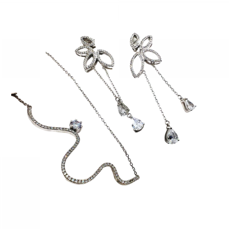 Kenzari Jewellery Silver Set - 11.48 Grams