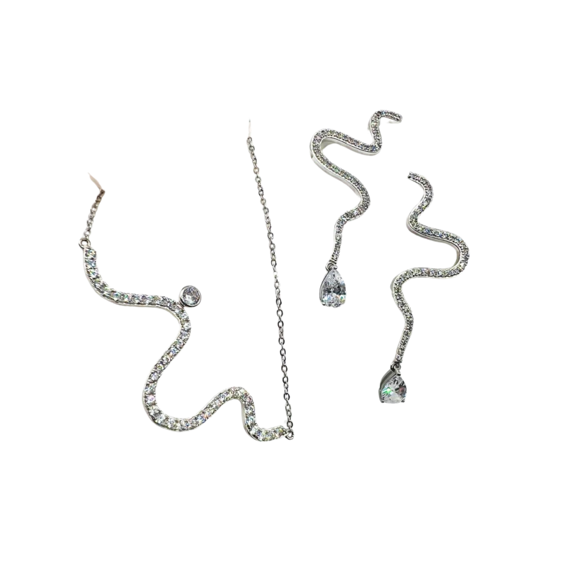 Kenzari Jewellery Silver Set - 15.11 Grams