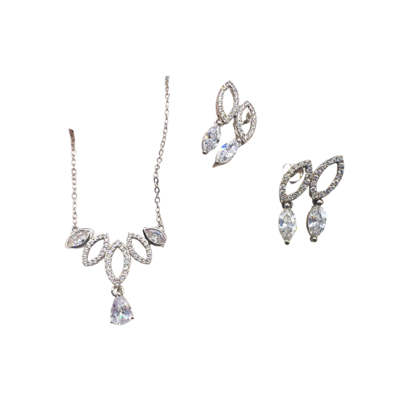 Kenzari Jewellery Silver Set - 9.49 Grams