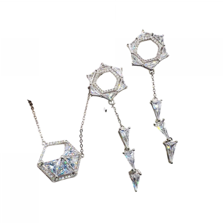 Kenzari Jewellery Silver Set - 17.18 Grams