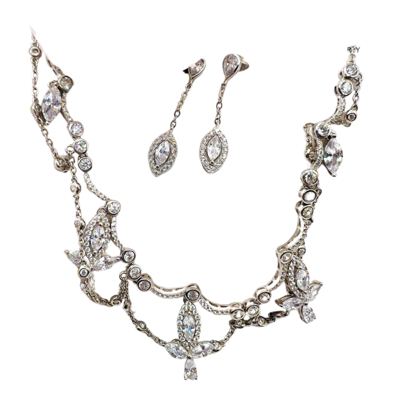 Kenzari Jewellery Silver Set - 16.29 Grams