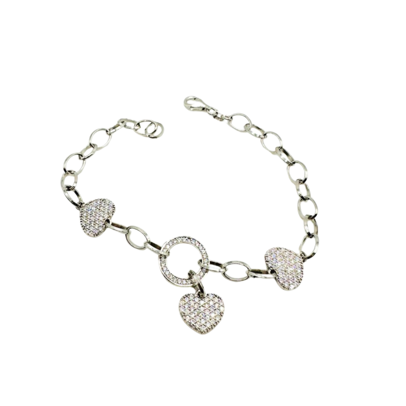 Kenzari Jewellery Silver Bracelet - 5.9 Grams