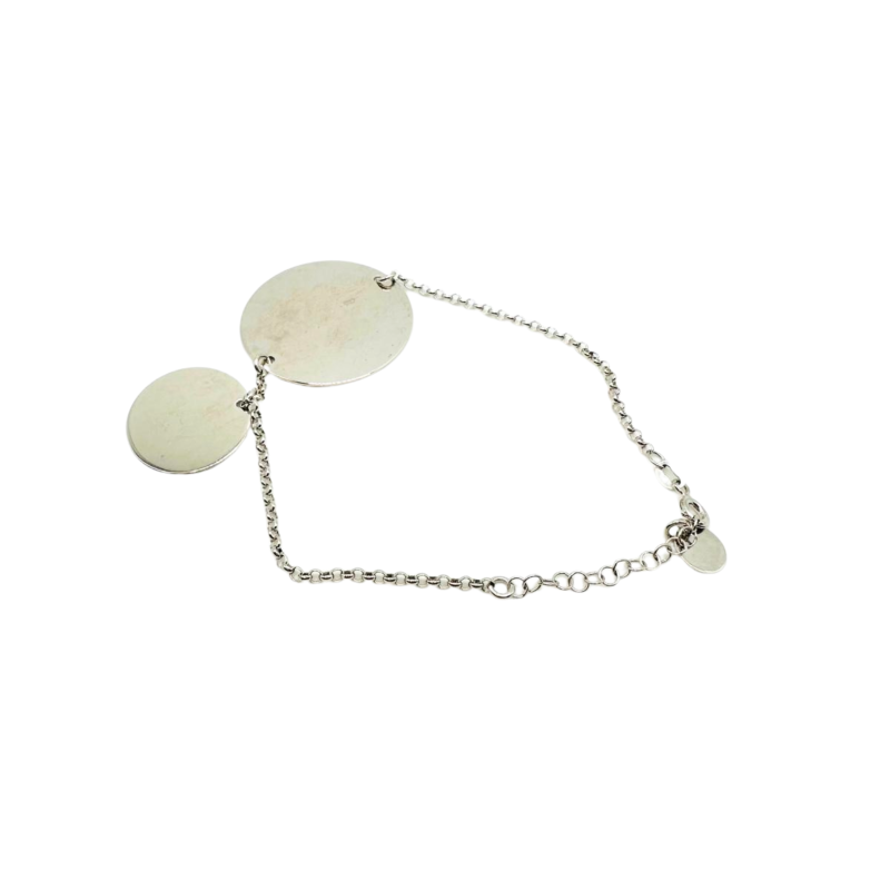 Kenzari Jewellery Silver Bracelet - 6.61 Grams