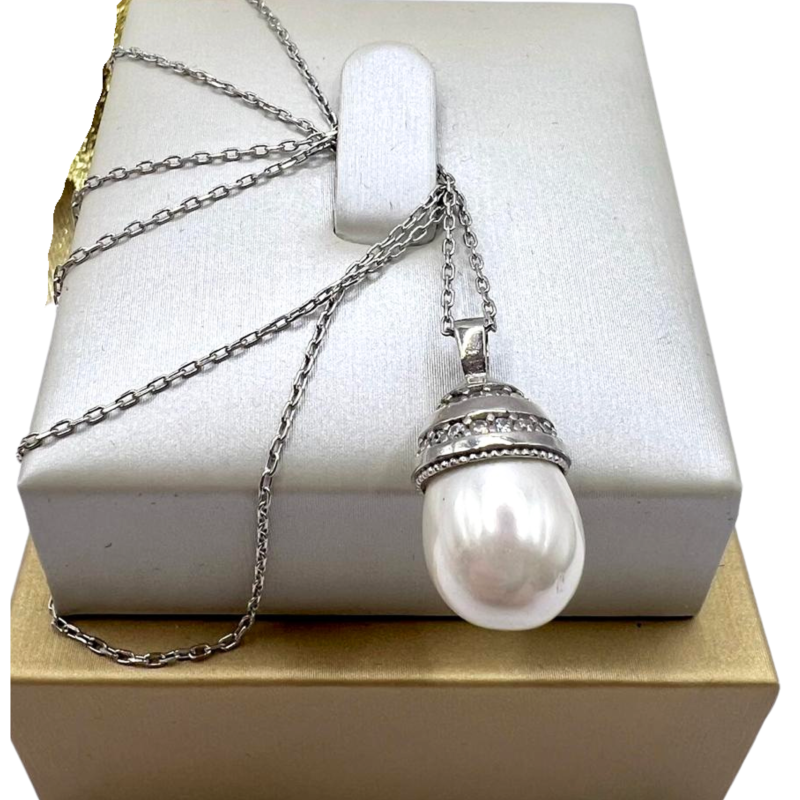 Kenzari Jewellery Silver Necklace - 4.72 Grams Kenzari Jewellery Silver Necklace - 4.72 Grams
