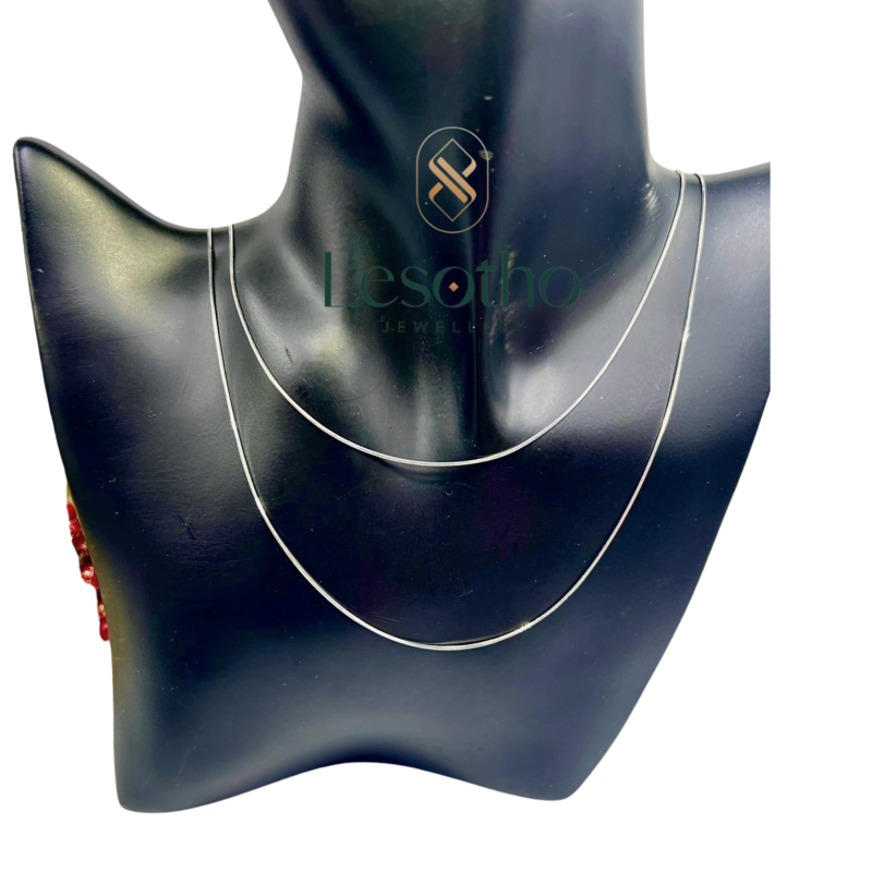 Kenzari Jewellery Silver Chain - 50 cm/2.11 gram and 50cm/2.12 gram