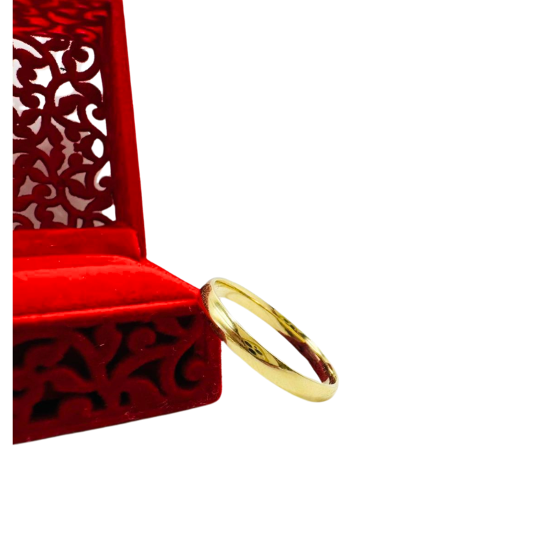 Kenzari Jewellery 14k Gold Wedding Ring - 3.09 Grams