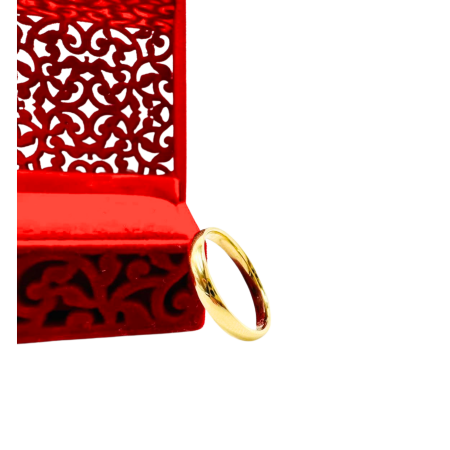 Kenzari Jewellery 14k Gold Wedding Ring - 2.3 Grams