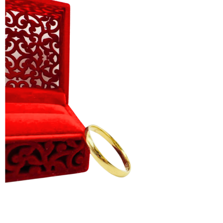 Kenzari Jewellery 14k Gold Wedding Ring - 3.19 Grams