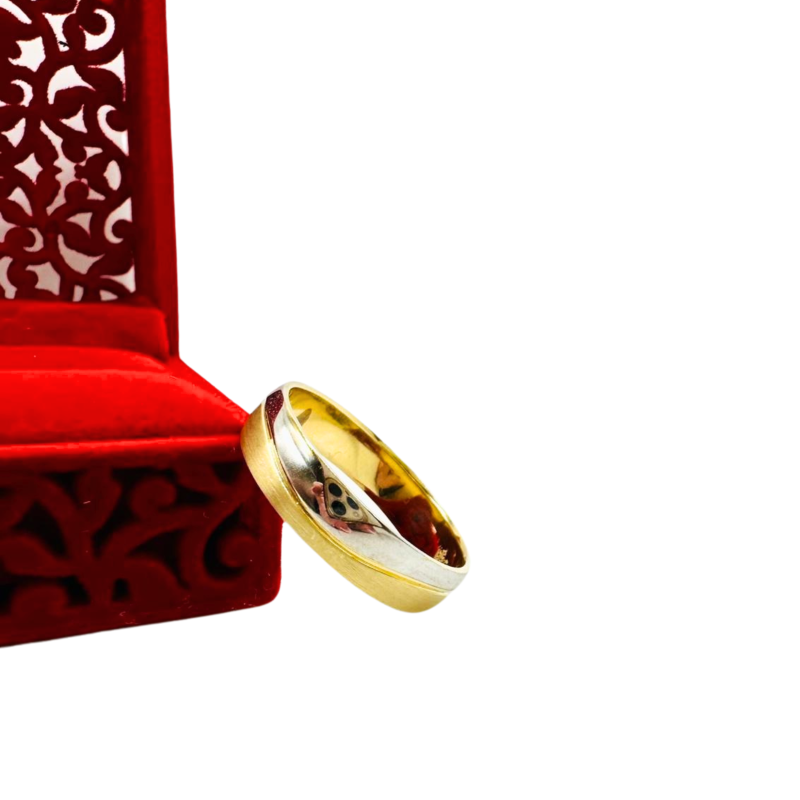 Kenzari Jewellery 14k Gold Wedding Ring - 5.18 Grams Kenzari Jewellery 14k Gold Wedding Ring - 5.18 Grams