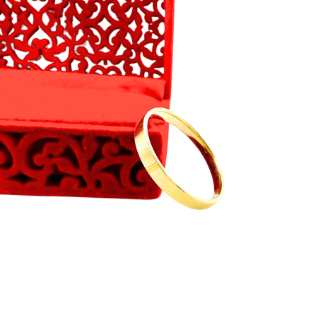 Kenzari Jewellery 14k Gold Wedding Ring - 3.1 Grams