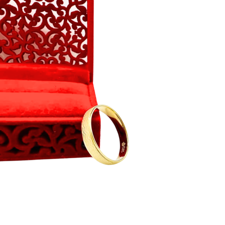 Kenzari Jewellery 14k Gold Wedding Ring - 3.26 Grams