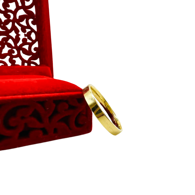 Kenzari Jewellery 14k Gold Wedding Ring - 2.63 Grams